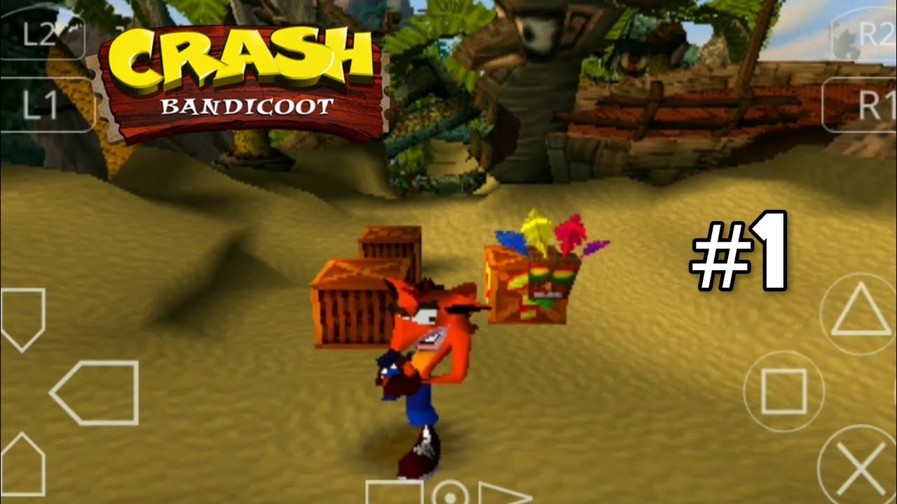 Crash Bandicoot Android | DuckStation PS1 Gameplay #1