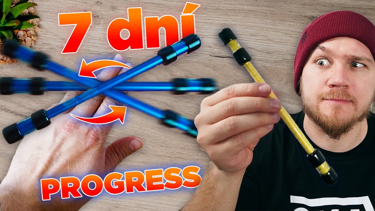 7 DNÍ vs PEN Spinning - Dokážem základné triky s perom? *ťažké*