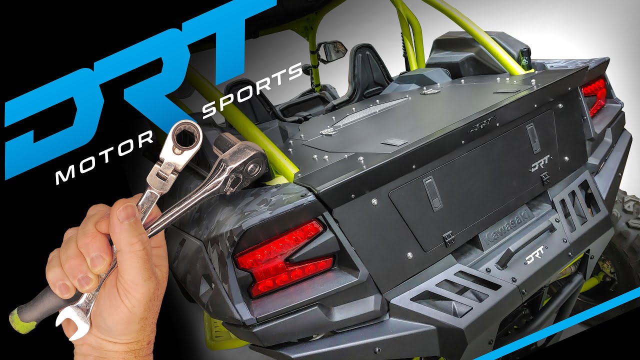 DRT Motorsports Kawasaki KRX 1000/4 HD Aluminum Storage/Trunk Enclosure Installation