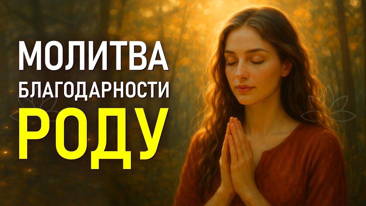 МОЛИТВА ИЗМЕНЯЮЩАЯ СУДЬБУ РОДА - Великая Молитва Благодарности Роду