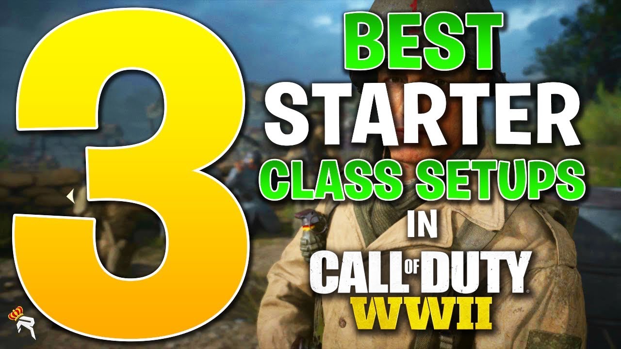 3 BEST STARTER CLASSES in WW2! BEGINNER CLASS SETUPS that WORK! (COD WW2 Best Class Setups)