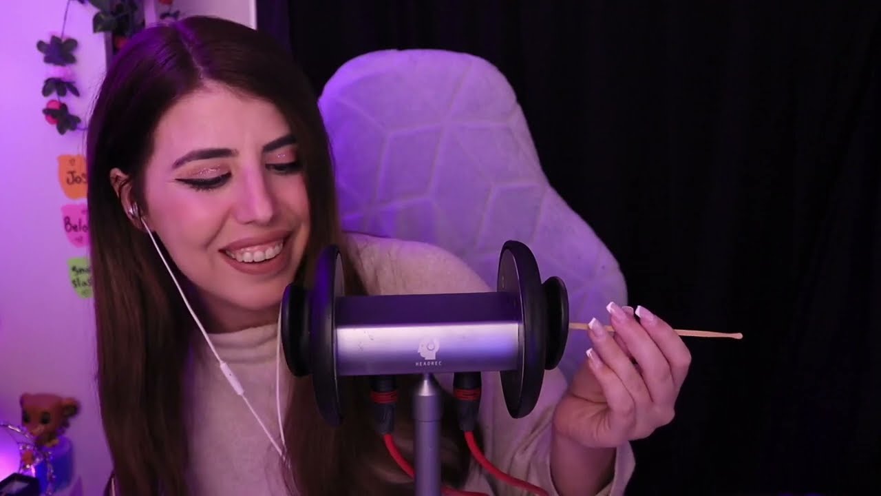 ASMR Ear Cleaning & Ear Attention || [q-tips, fluffy sticks & more] Limited Whispering
