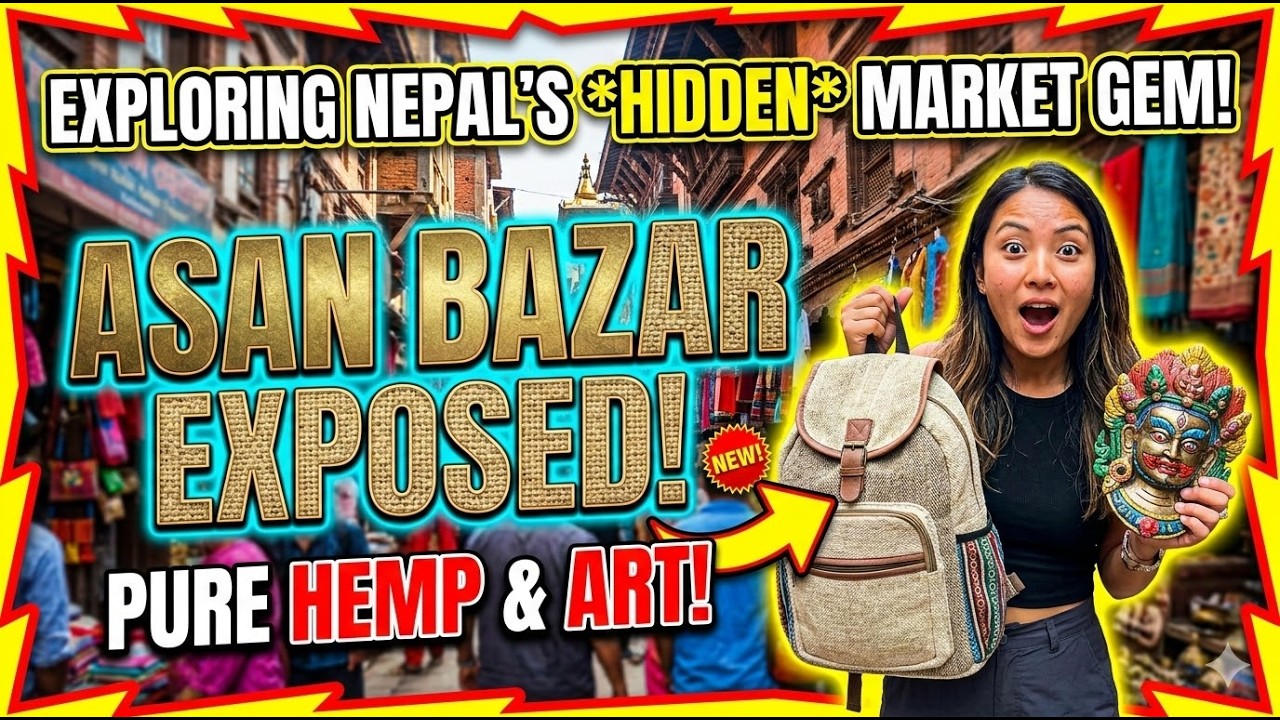 Exploring Kathmandu's Hidden Gems: Asan Bazar Hemp & Handicrafts 🇳🇵