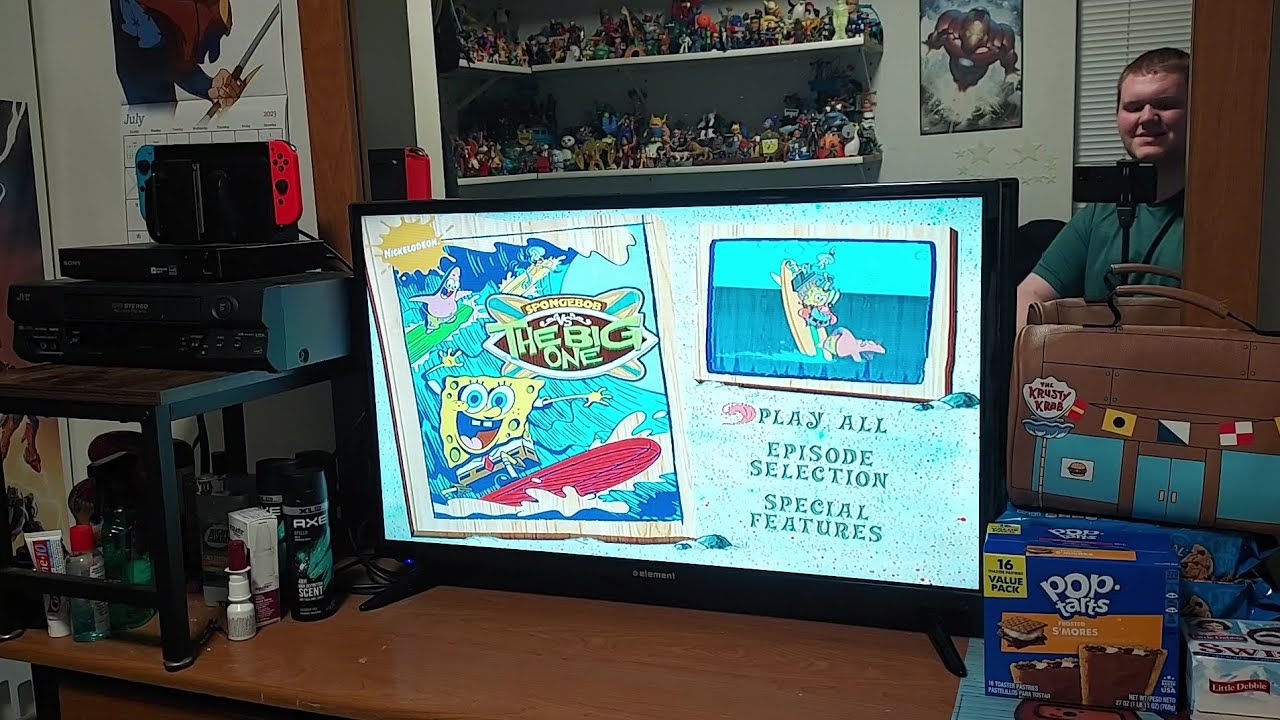 Menu Walkthrough Of SpongeBob SquarePants: SpongeBob Vs The Big One DVD From 2009🏄🏻‍♂️🏄‍♀️🏄🌊