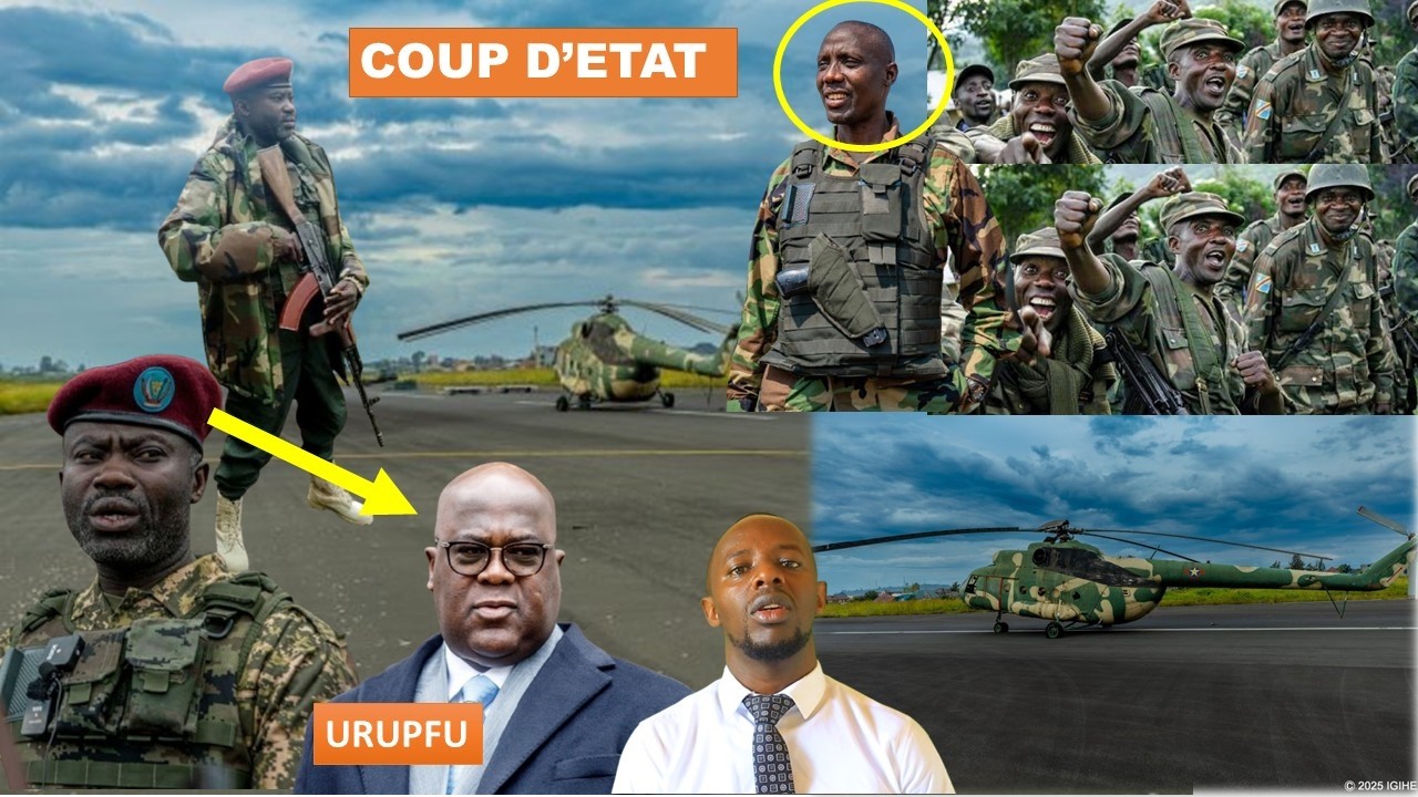 BREAKING#COUP D'ETAT YICA#URUPFU RWA#TSHISEKED RWABAZWE KINSHASA#KABIRA NA#MAKENGA BINJIYE KINSHASA