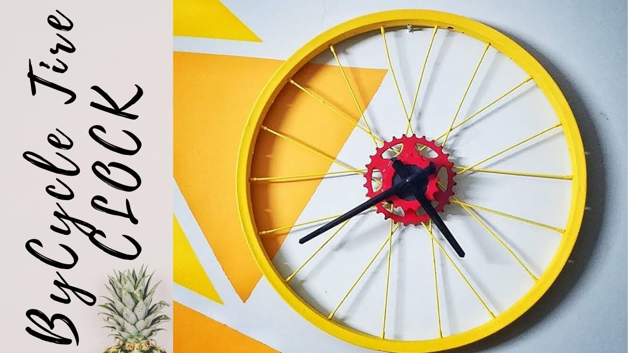 DIY Wall Clock || Cycle Wall Clock || DIY Project || Room Decor ||