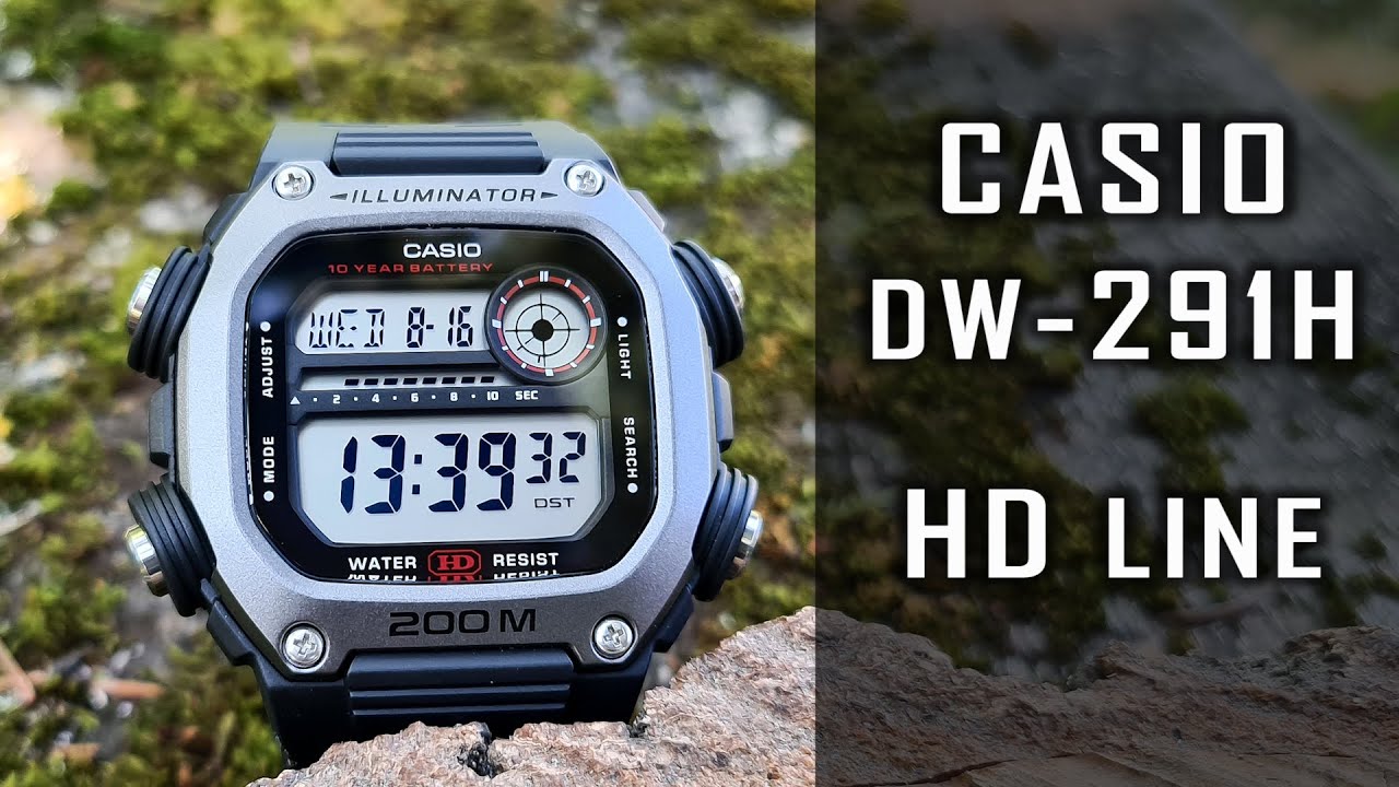 Casio DW-291H HD (Heavy Duty) lineup watch review #261 #gedmislaguna #casio #casiowatch