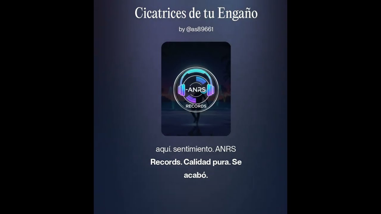 Cicatrices de tu Engaño (Salsa Romántica 2026) | -ANRS Records