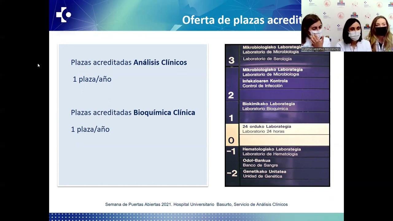 OSI Bilbao Basurto ESI. Ate Irekiak | Puertas Abiertas. Analisi klinikoak | Análisis Clínicos