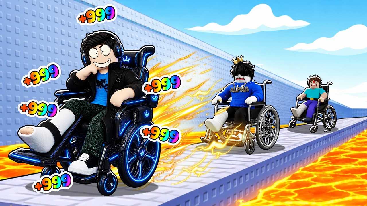 I PRETENDED TO BE A NOOB THEN USED HACKER WHEELCHAIR IN ROBLOX!!!