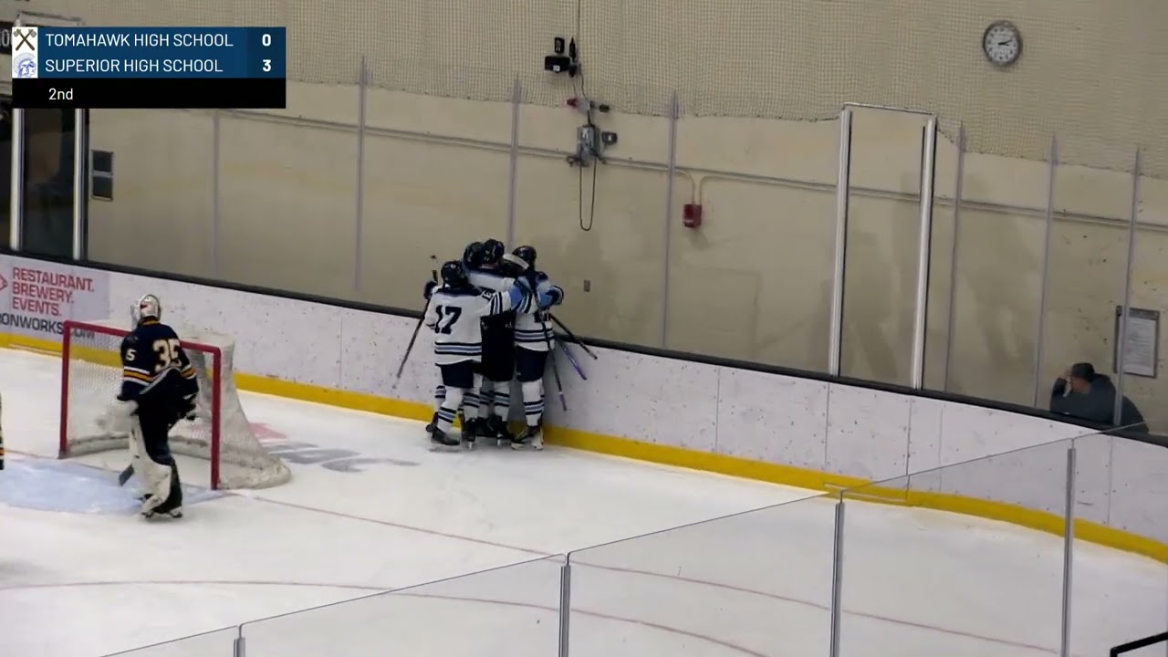 Wisconsin High School Hockey: Tomahawk vs Superior 1/10/26