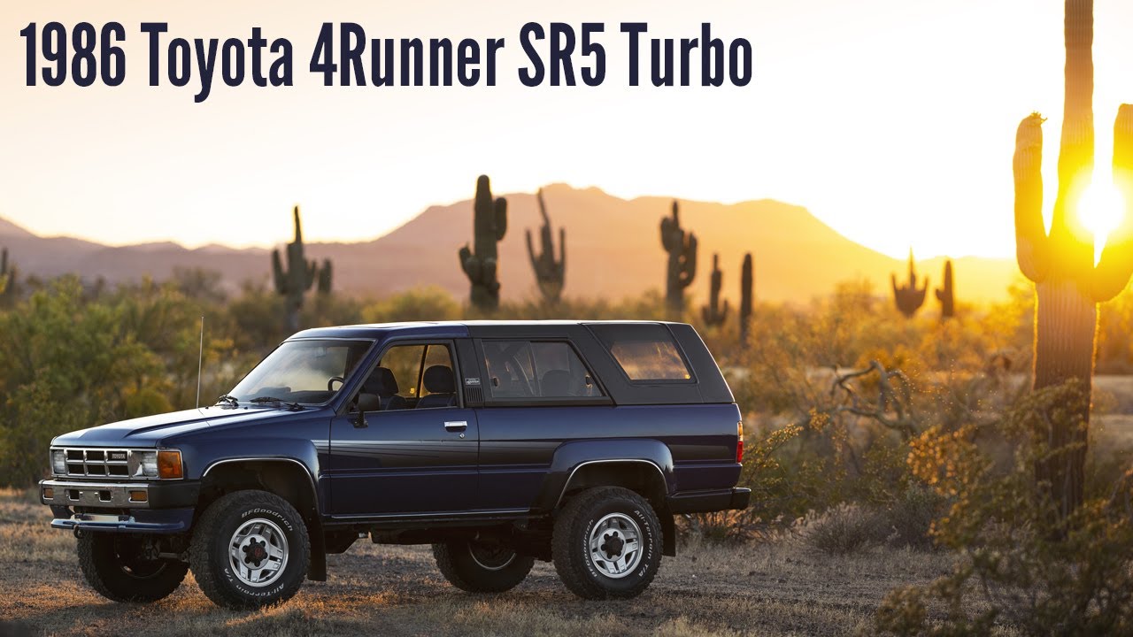 Toyota 4Runner SR5 Turbo 4x4 1986 года: прогулка и вождение