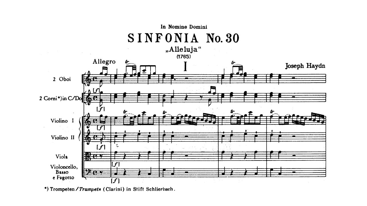 Haydn: Symphony No. 30 in C major 