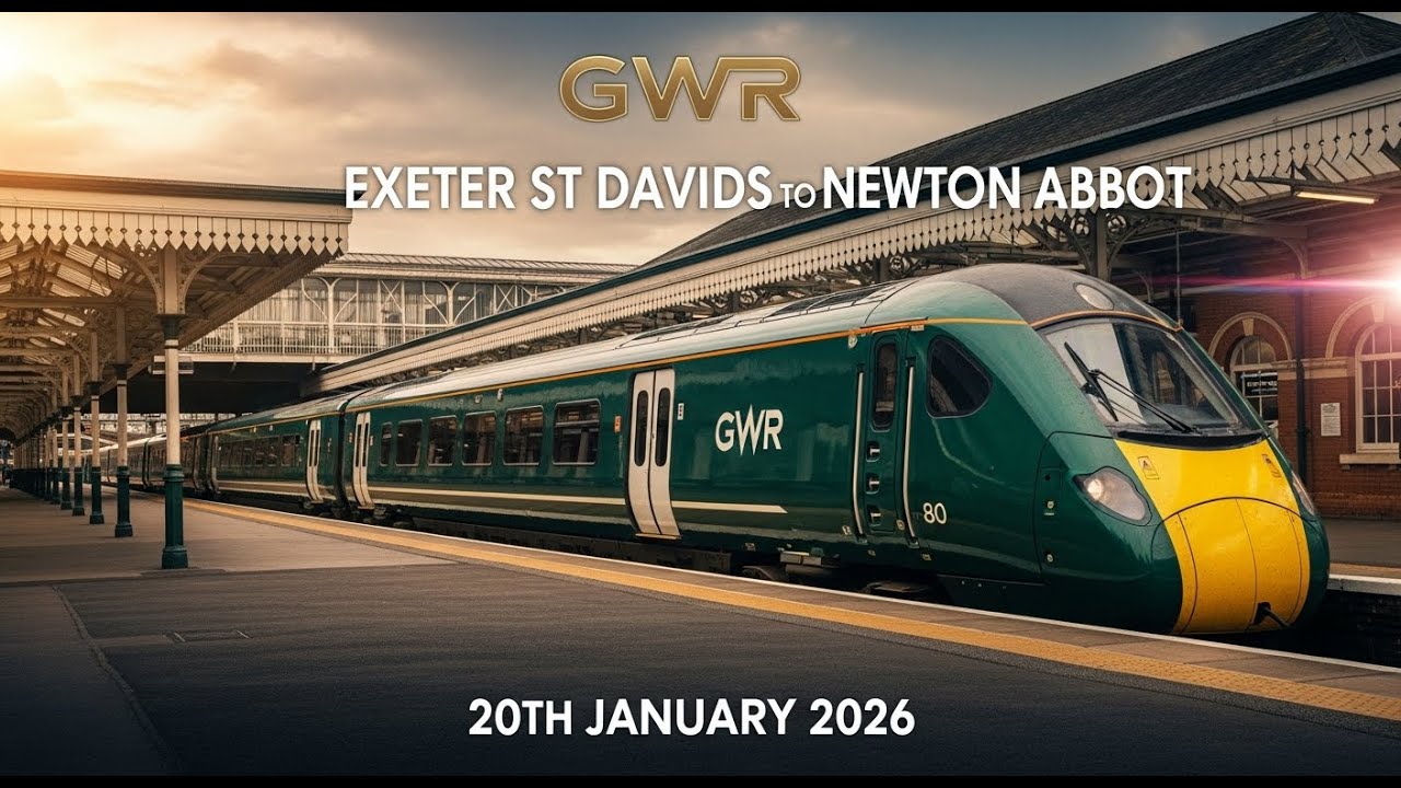 Exeter St Davids to Newton Abbot 20th January 2026 