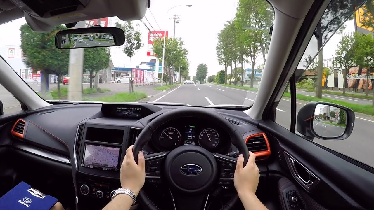 【Test Drive】2018 New SUBARU FORESTER X-BREAK AWD - POV City Drive