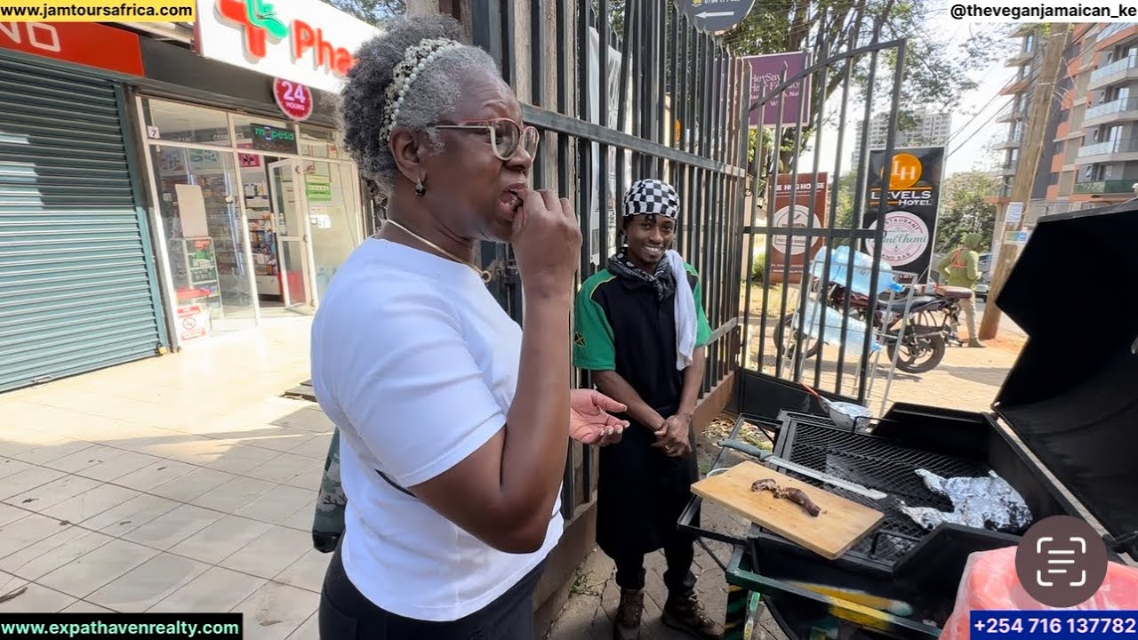 Professional Kenyan Grill Chef Cooks Jamaican Jerk 🔥🇯🇲