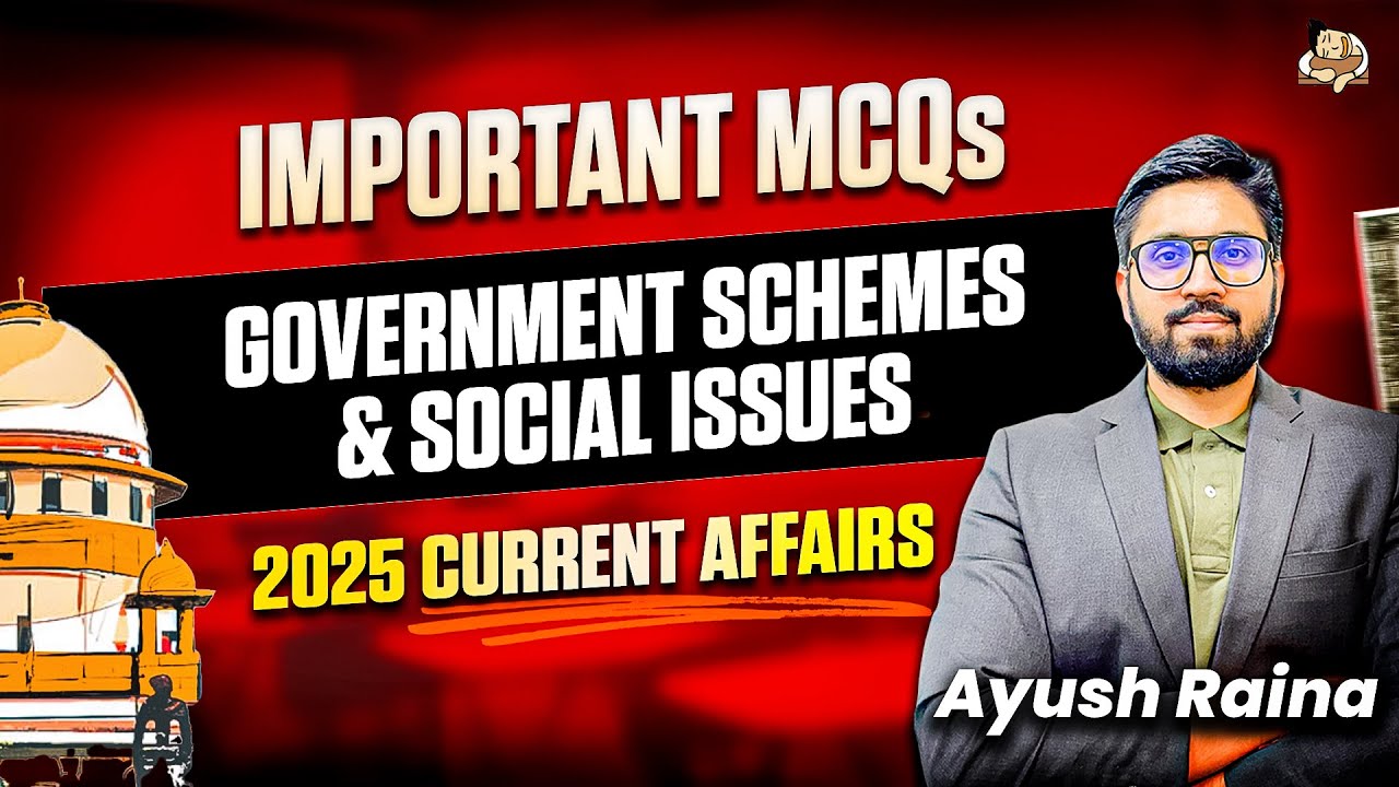 Most Important UPSC Government Schemes & Social Issues MCQs for UPSC Prelims 2026 | Sleepy Classes
