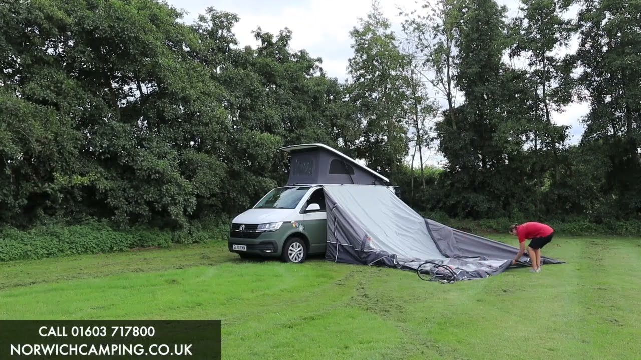 Vango Galli Air DriveAway Awning Pitching Video (short)