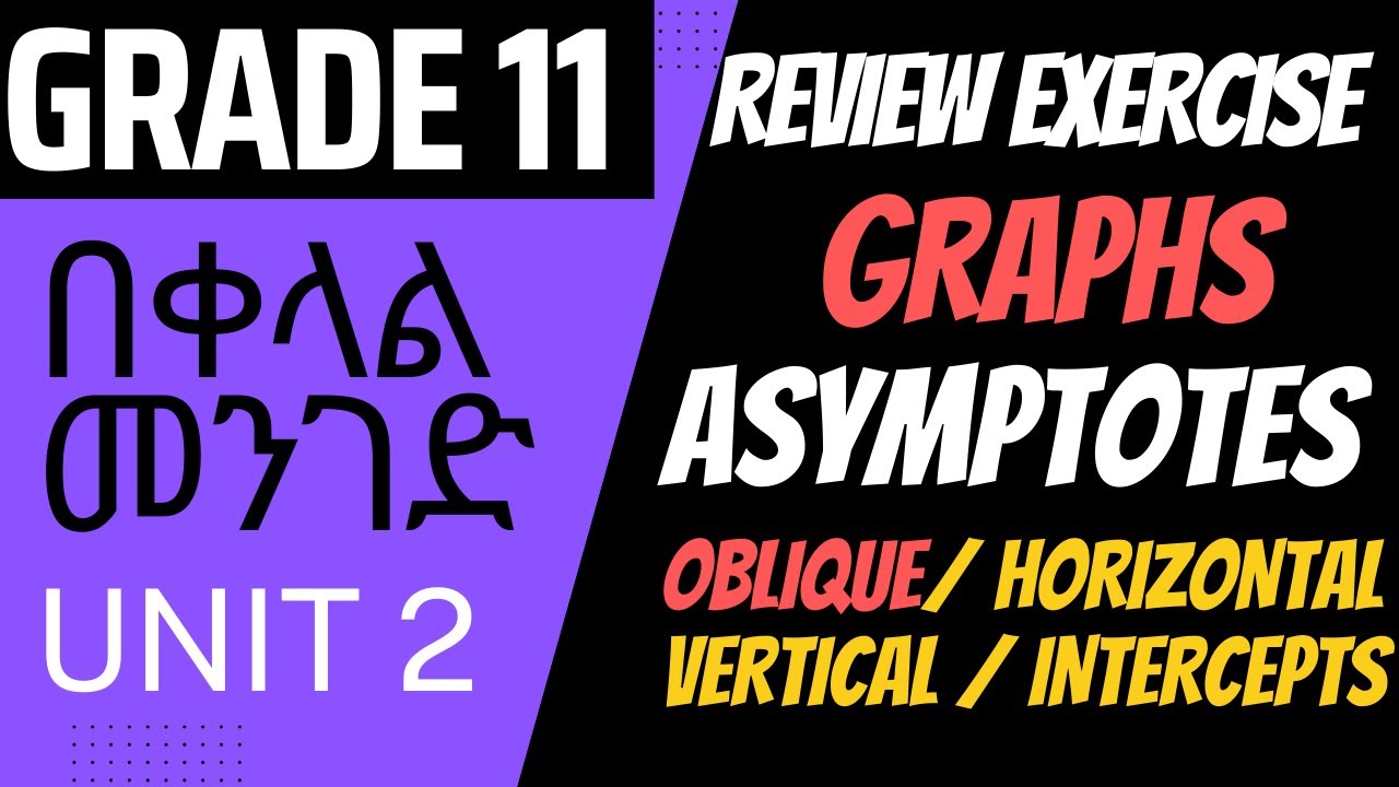 Review Exercise LAST | Part 4 | Graph of Rational Functions | Asymptotes | Oblique | Horizontal | VA