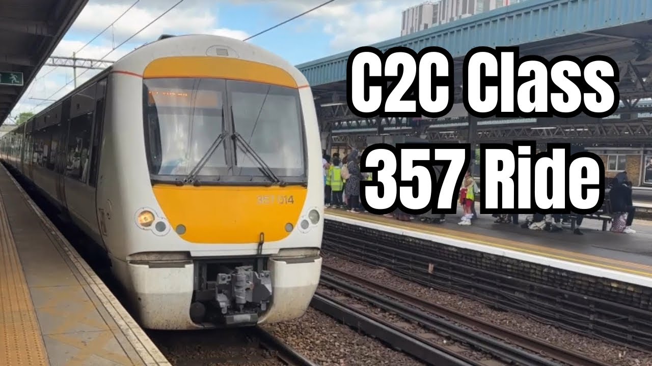C2C Class 357 Ride from Barking to Dagenham Dock | Short Trip on a Modern EMU