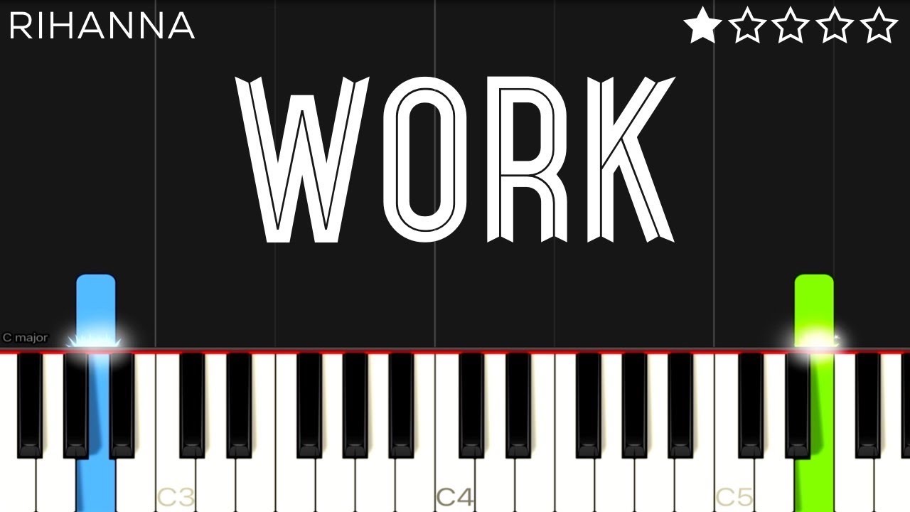 Rihanna ft. Drake - Work | EASY Piano Tutorial
