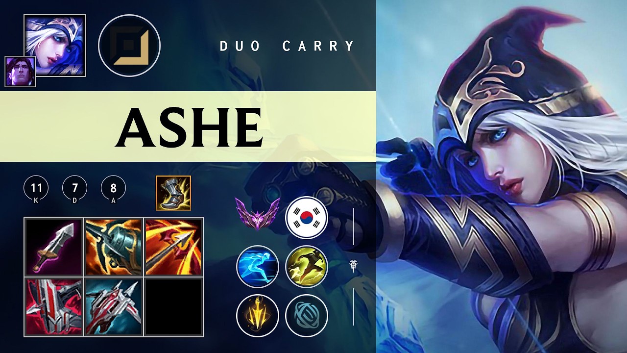 Ashe ADC vs Varus - KR Master Patch 26.04