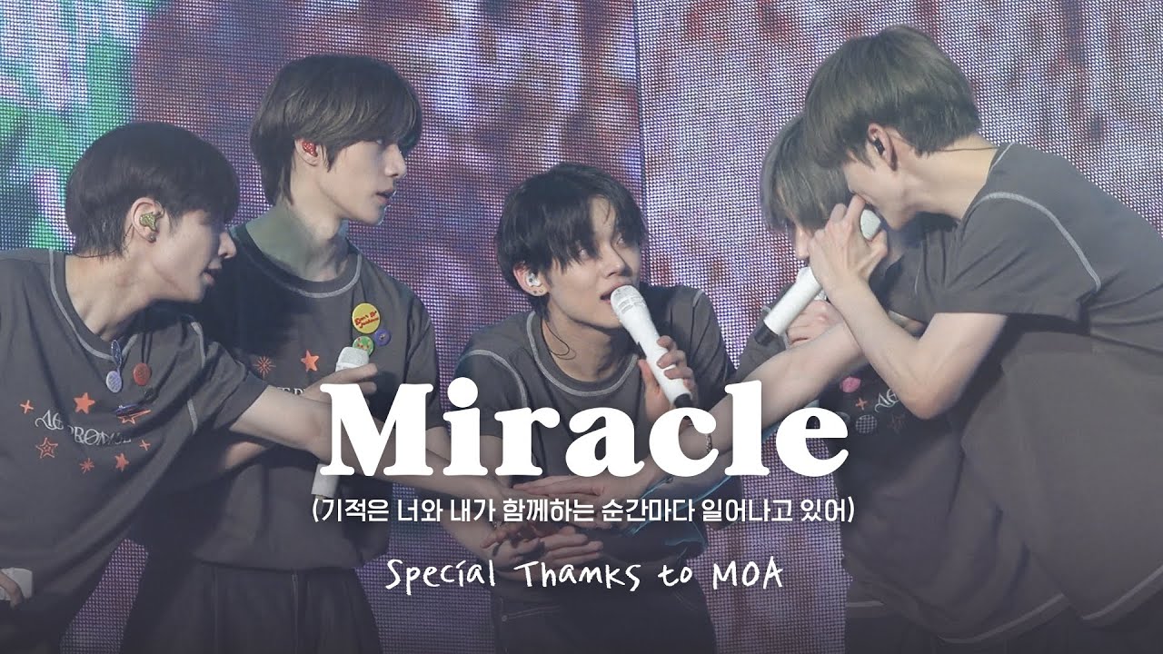 'Miracle (기적은 너와 내가 함께하는 순간마다 일어나고 있어)' Special Thanks to MOA | TXT (투모로우바이투게더)