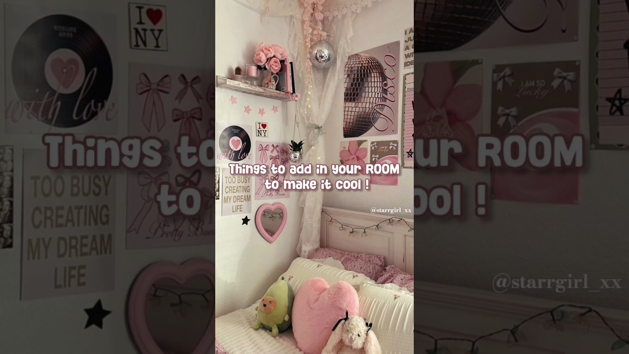 Things to add in your ROOM to make it cool 🪩⊹ ࣪ ˖.ᐟ.ᐟ  
