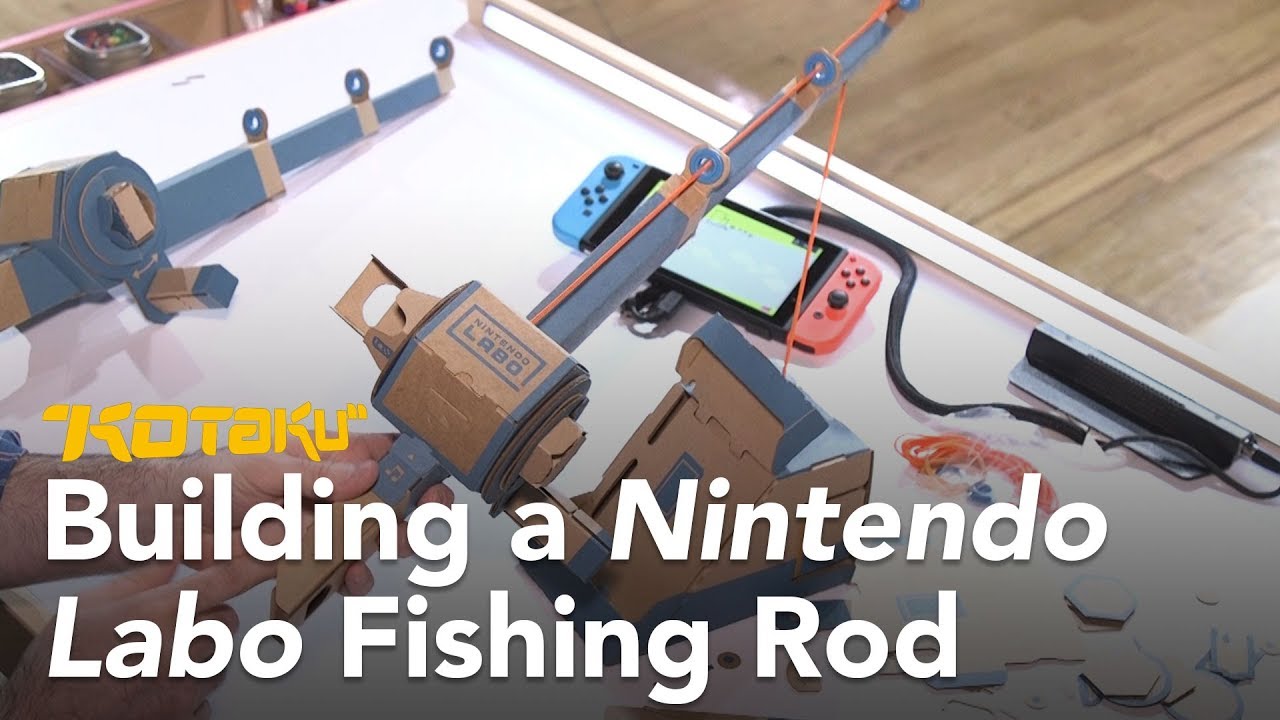 Building a Nintendo Labo Toy-Con Fishing Rod