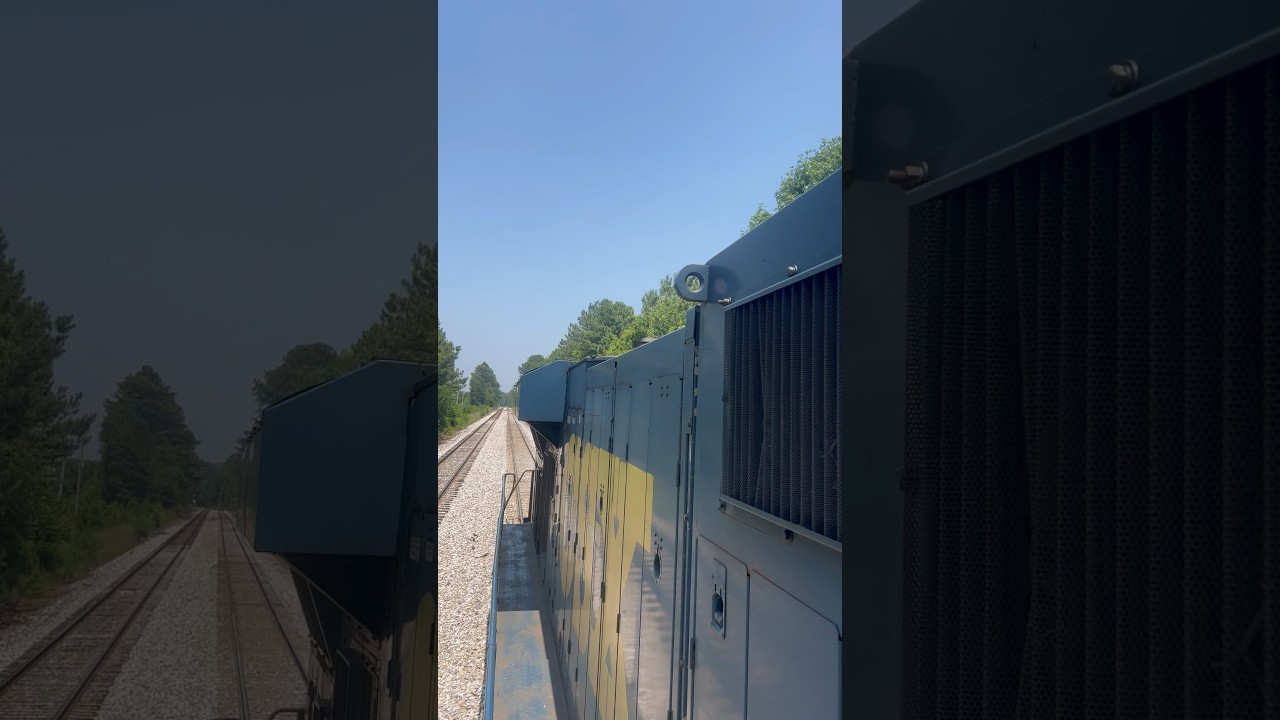 GE ES40DC Cold Start Full Sequence #csx #train #railroad #diesel #engine #startup #cold #new #viral