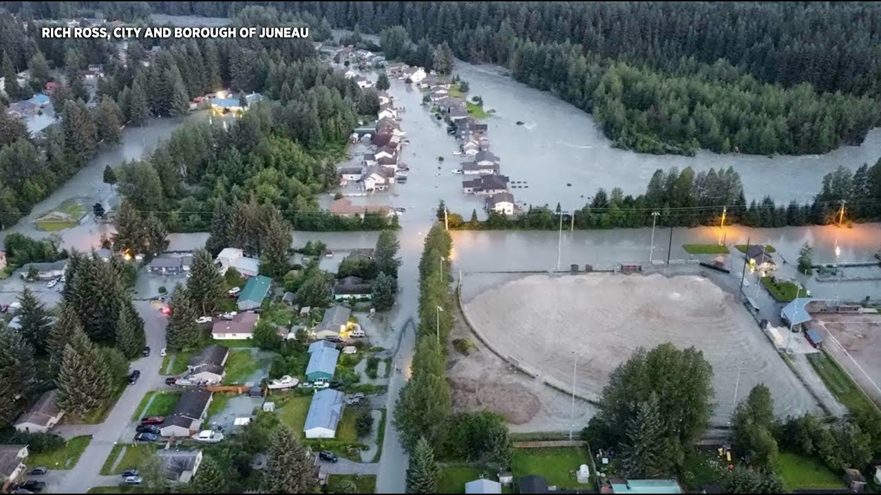 Flood barriers go up in Juneau&rsquo;s Mendenhall Valley