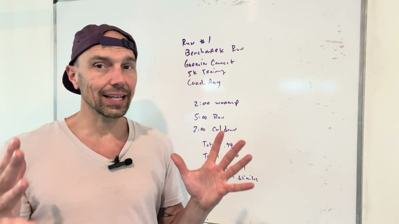 Brand New 5K Program! Coach Amy. Garmin Connect. Recap Benchmark Run #1. Nose Breathing Practice.