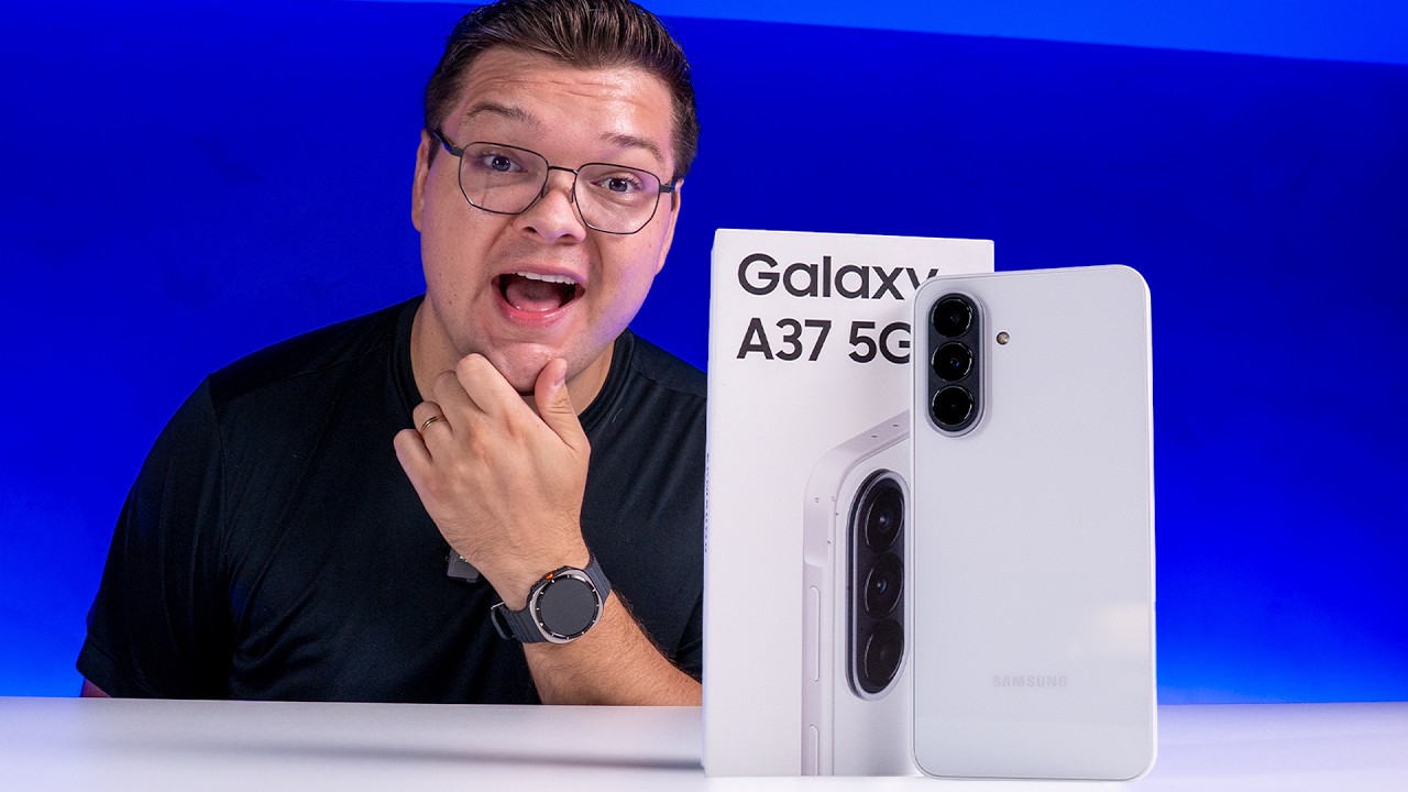 AGORA SIM! NOVO GALAXY A37 TROUXE MELHORIAS! Primeiras Impres&otilde;es