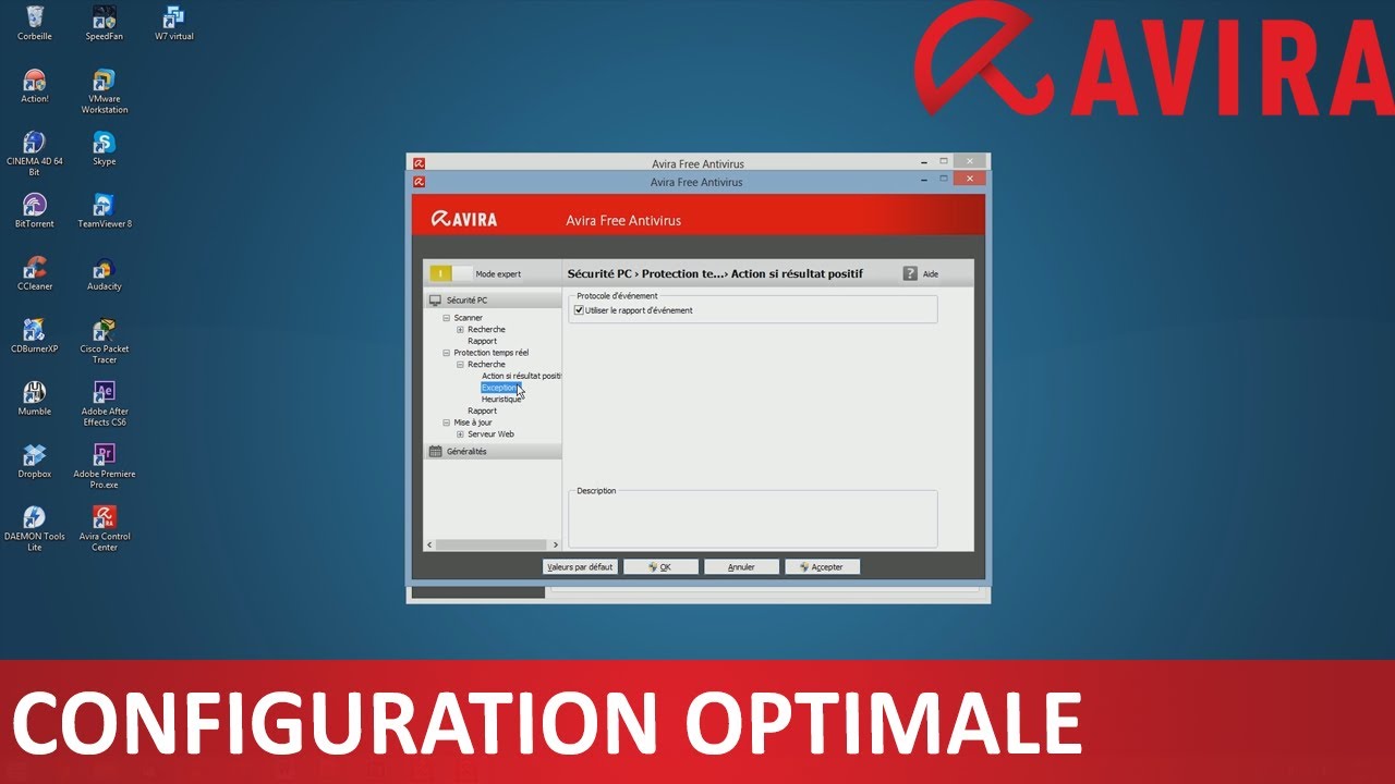 Configuration optimale | Avira Antivirus