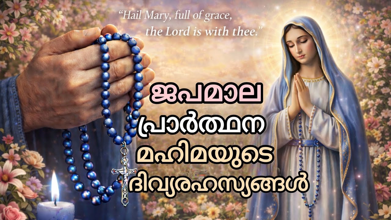 ജപമാല പ്രാർത്ഥന 🙏🙏 നിയോഗത്തോടെ പ്രാർത്ഥിക്കുവിൻ ♥️🙏