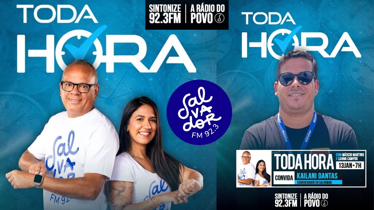 TODA HORA NA SALVADOR FM - 92.3 (14/01/26)
