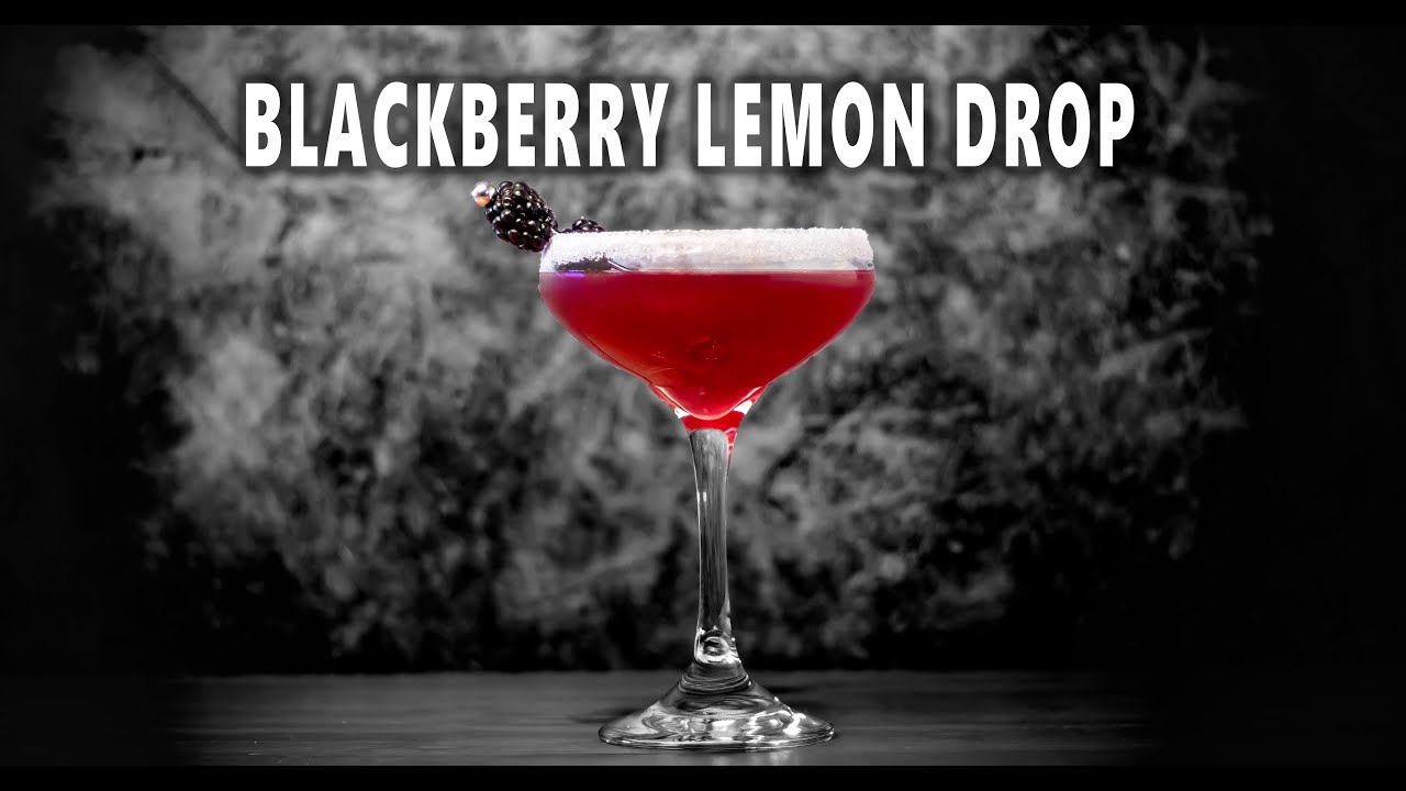 Blackberries + Vodka = Cocktail Heaven | Lemon Drop Remix! 🍋🍸