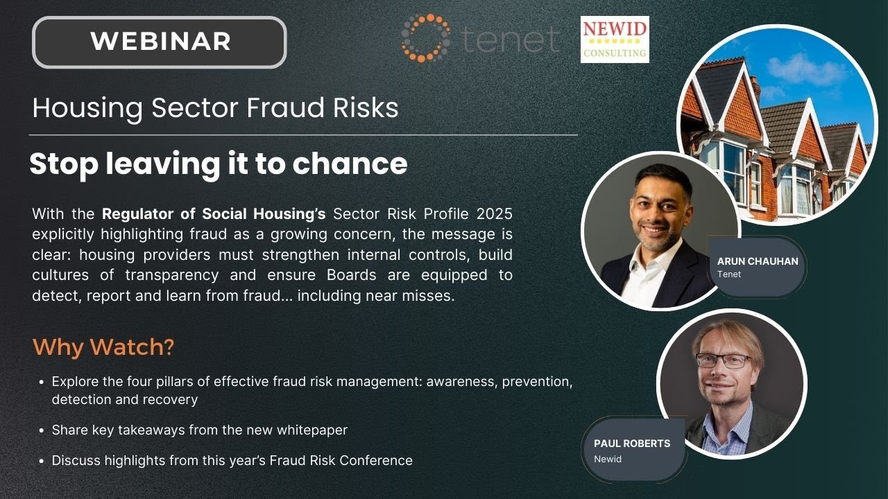 Housing Sector Fraud Risk: Tenet Law - Stop leaving it to chance