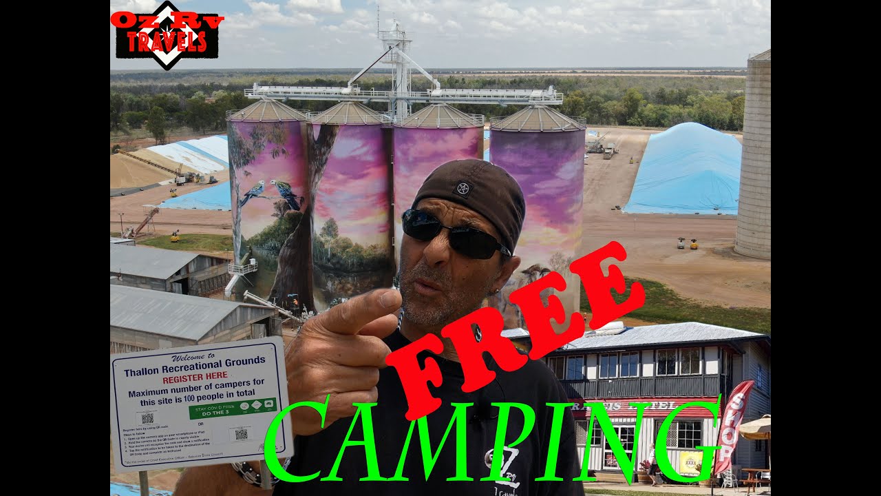 FREE CAMPING OR POWER 4 UNDER $6 @ Thallon Rest Area in Queensland's