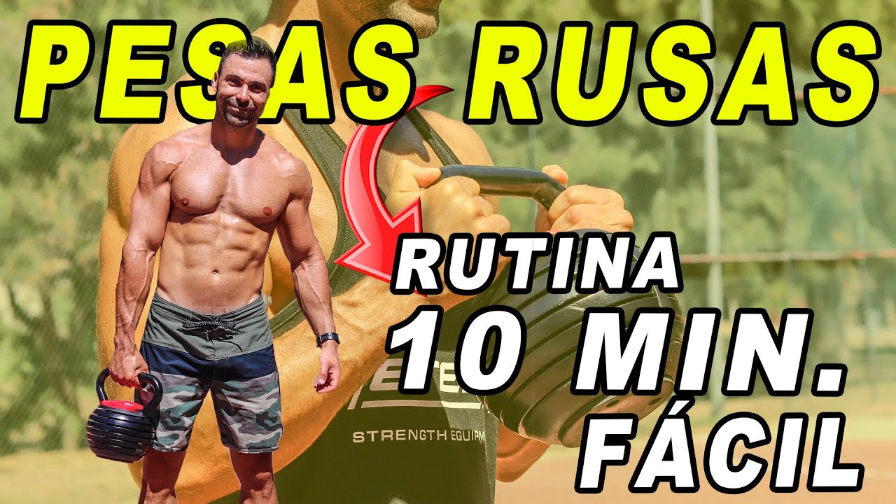 🏋‍♀  ¿Qué EJERCICIOS se pueden hacer con PESAS RUSAS?