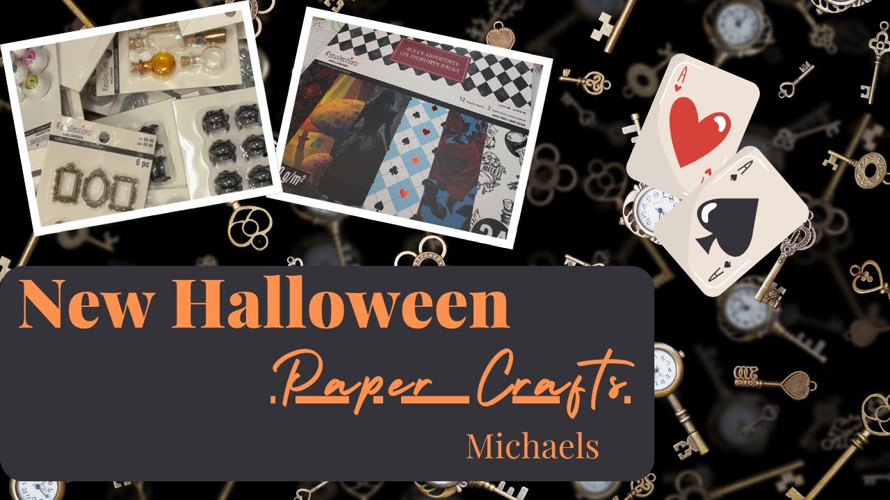 New Paper Pads at Michaels: ALICE HALLOWEEN!!