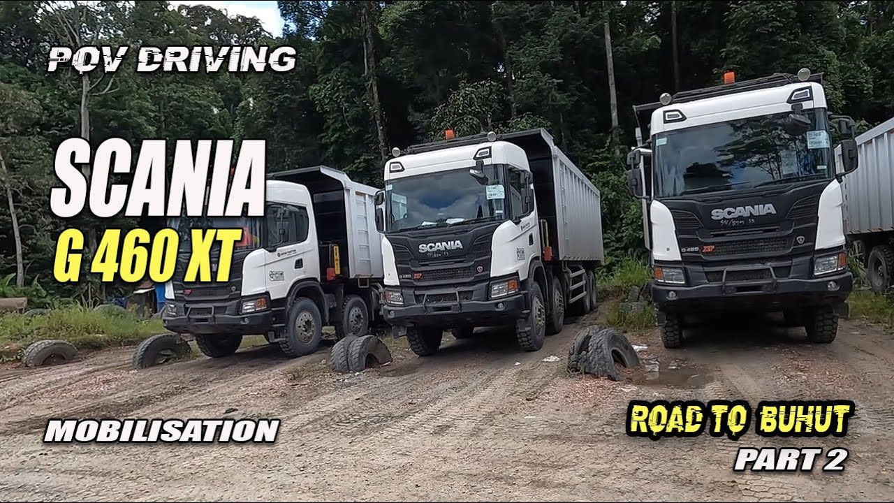 DRIVING SCANIA G460XT [ mobilisation] part 2 last