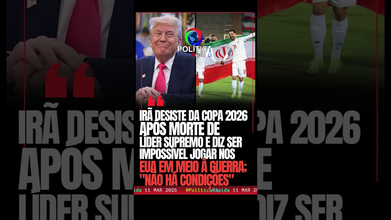 🚨 BOMBA NA COPA: IR&Atilde; DESISTE DE 2026 E N&Atilde;O VAI JOGAR NOS ESTADOS UNIDOS! ⚽🇮🇷🇺🇸