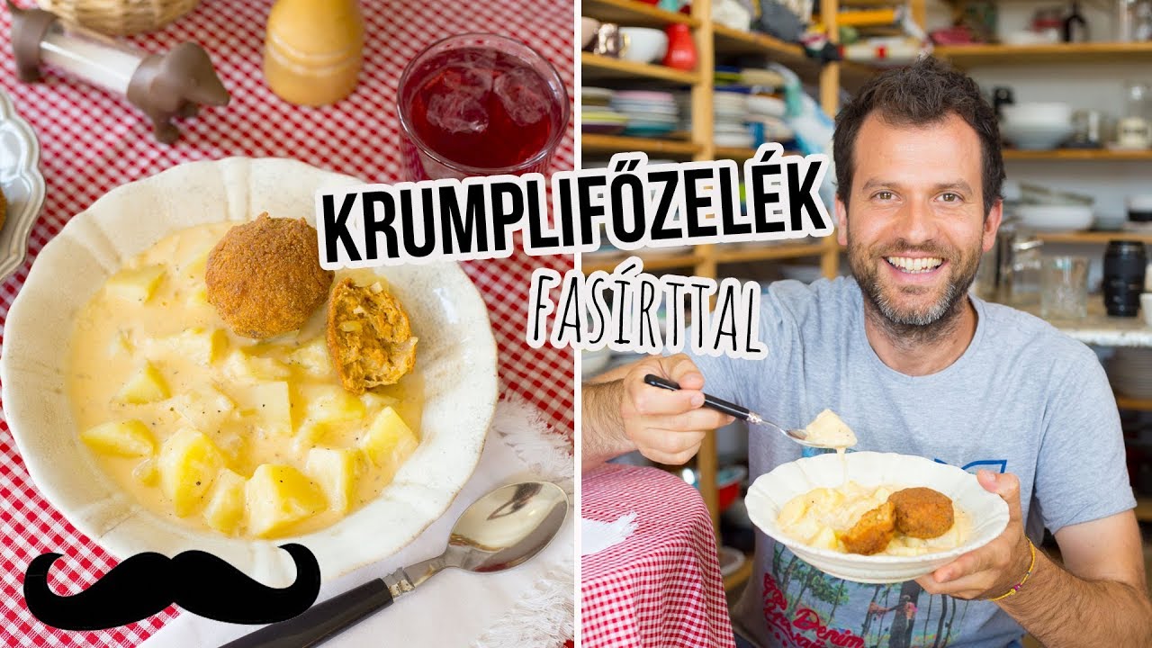Magyaros krumplifőzelék fasírttal - Imádjuk!