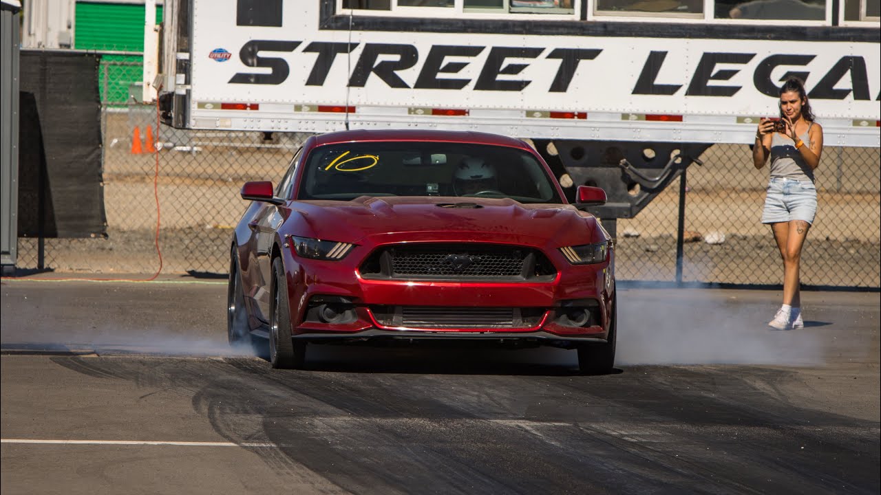 No Prep Racing my Single turbo mustang 