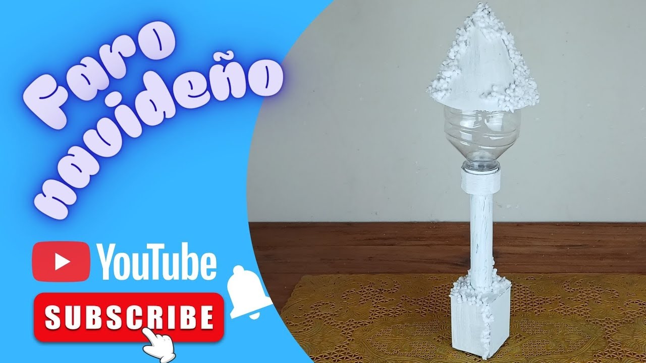 FARO NAVIDEÑO / Fácil de realizar. 