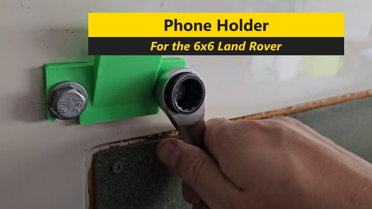 6x6 Land Rover - 3D Printed Phone holder