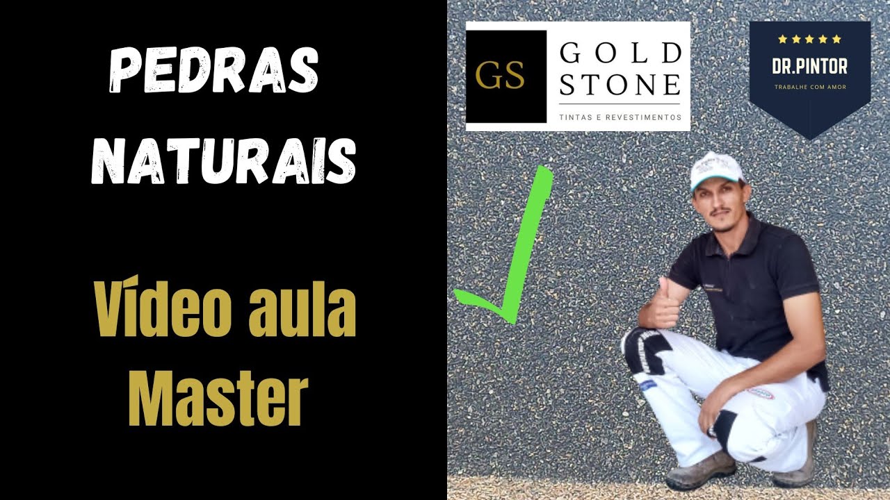 Pedras Naturais video aula Master #pinturadecasas #pintura