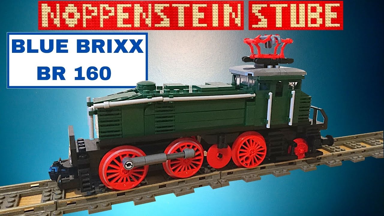 Blue Brixx Lokomotive BR 160 | Tolles Set mit Problemen auf den R40 Kurvenradien | Set Nr. 103974