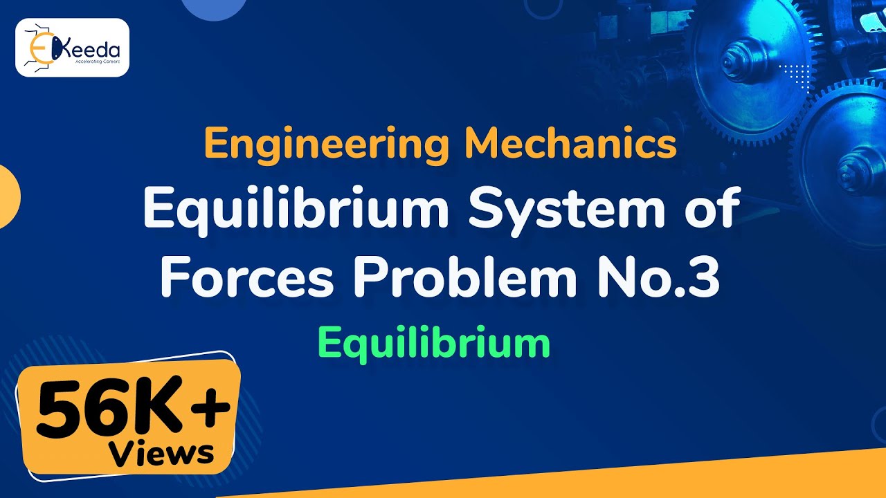 Equilibrium System of Forces Problem No.3 - Equilibrium - Engineering Mechanics